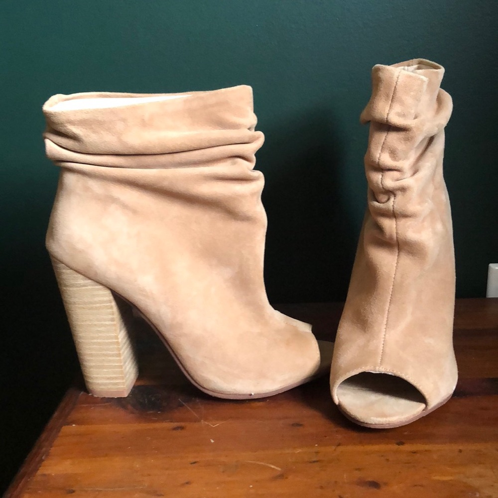 Kristin Cavallari Laurel Peep Toe Heel Booties